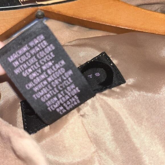 Vintage blazer faux suede soft open front blazer jacket coat dress jacket - Picture 6 of 12